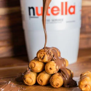 Tequeño de Nutella - 100und (Crudo)